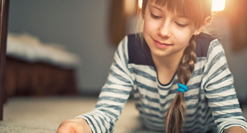 child reading